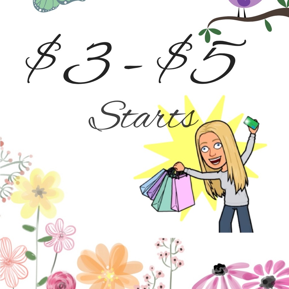 $3 - $5 Starts Unlisted